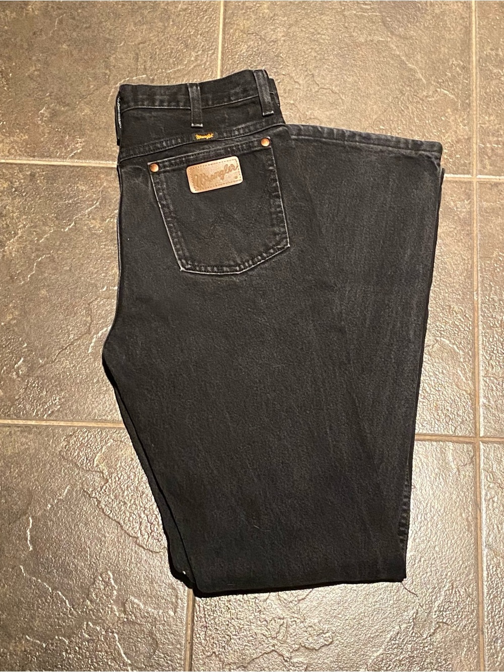 Wrangler Men's Black Straight Jeans - 936WBK